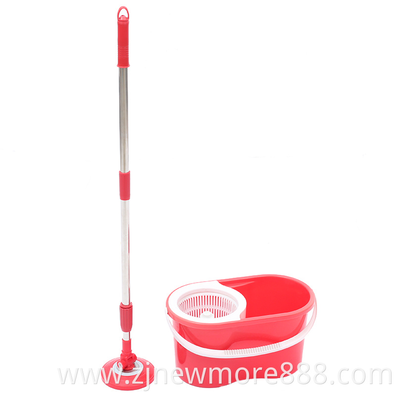 Microfibre Mop With Plastic Basket